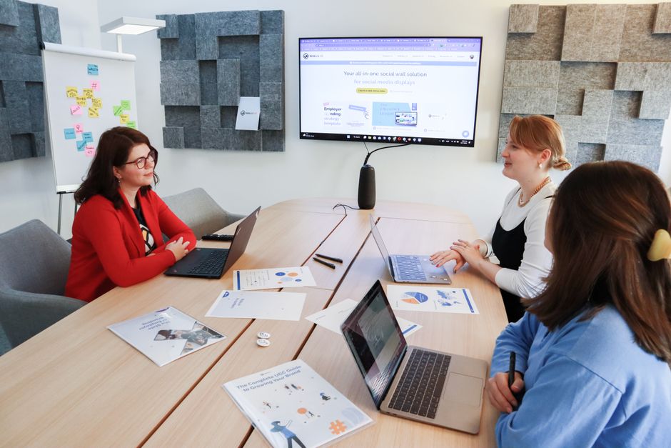 Team collaboration and leadership communication concept